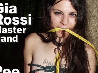 Picticon bondage and fetish: Gia &amp; Master mână cu pișare sado-maso gâdilată