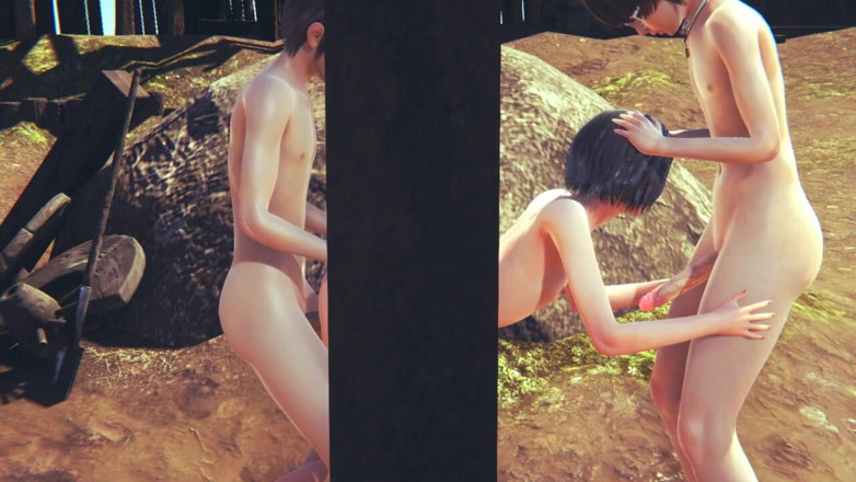 Yaoitube: Yaoi Femboy - Kawase Hardsex Outside