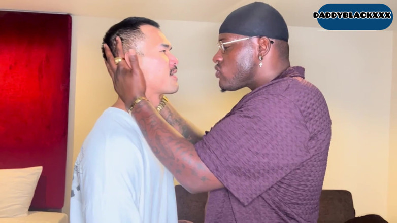 Daddy Black XXX: Muscle Thai Pussy Gets Fucked Hard by His First BBC!