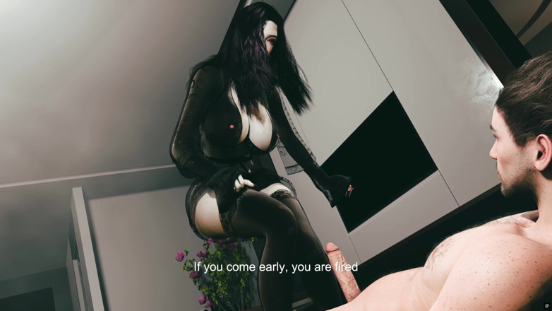 Why fuck so hard: 3d дружина мамка з великими цицьками відчуває себе так збудженою, що її трахав бос з великим членом