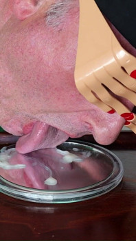 Cumshot Slow Motion Cum Swallowing