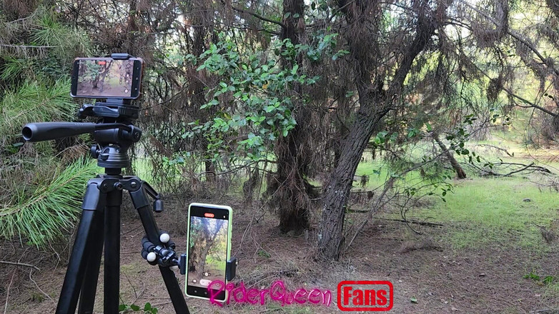 Riderqueen BBW Step Mom Latina Ebony: Riderqueen в одиночестве, на улице, Видео для фанатов