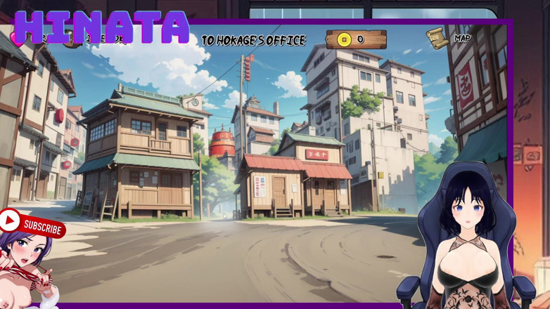 Hinata Queen: Eu espio Hinata enquanto ela se exercita no hospital com...