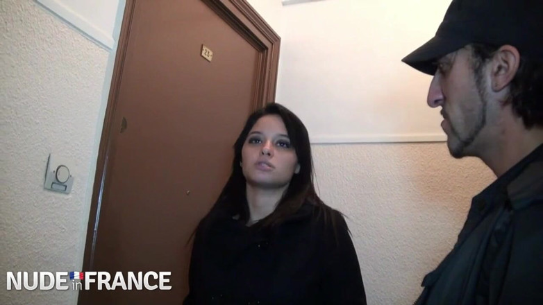 Nude in France: Busty Amateur Teen Gets Banged in Threesome in Paris