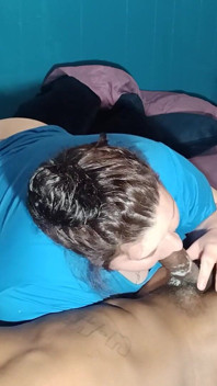 POV of a Fine Ass Thick White PAWG Deepthroat That Dick for Cum Get Mad Cuz She Want Taste It,allin Her Throat What a Lady