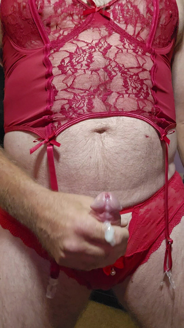 Fantasies in Lingerie: Mój seksowny czerwony strój