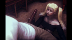 Games looper sex: Layla kouření a honění s výstřikem - animace