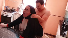 BBW Kelly Mom: Une Arabe Baise Avec Un Hijab Dans La Cuisine