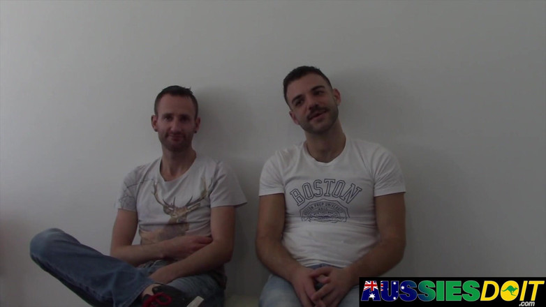 AussiesDoIt: Australian Bottom Lewis fără prezervativ de mason excitat