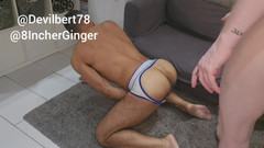 8IncherGinger: 8 polegadas, arruinando o rabo grande