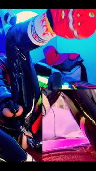 I Love the Black Full Body Latex Suit