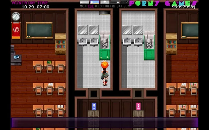 Porny Games: My New Life: REVAMP - First dick eating for Rachel (19)