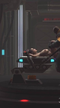 Futai extrem. o brunetă super sexy în cătușe este futută de o pulă neagră în laboratorul Sci-fi