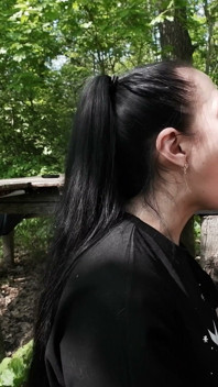 [4k Remastered] Wife's Secret Forest Blowjob While Husband Stays Home