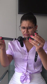Calisa's Gag Training Ordeal: From Ballgags to Humiliating Hook Gags! (fullhd)