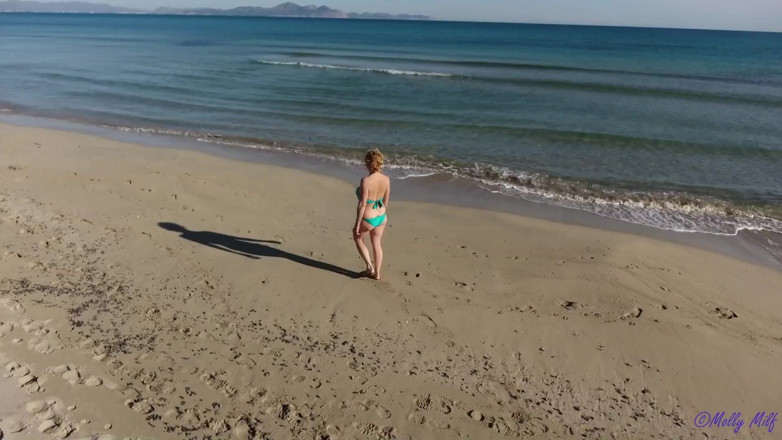 Molly MILF: MAMĂ SEXY FACE SEX ÎN VACANȚĂ PE PLAJĂ