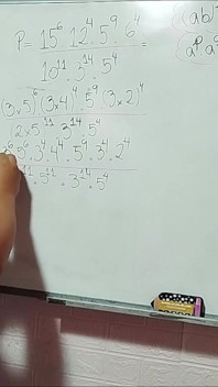 21 Algebra: Laws of Exponents - Potentiation - Simplification - Radication