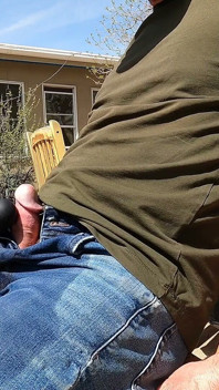 Wetting My Jeans and Teasing My Cock with Vibrators