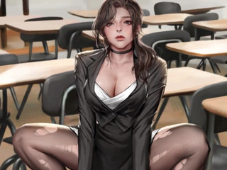 X Hentai: Učitelka krásy - Hentai Cg40