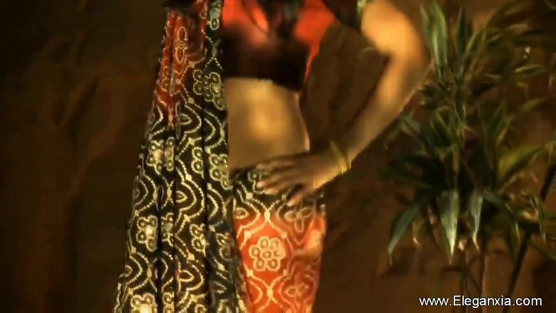 Eleganxia: Sexy india babe bailando y mostrando su cuerpo perfecto