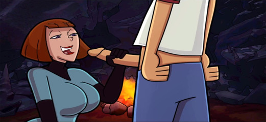 Hentai World: Amity park grab och hårt knull i skogen