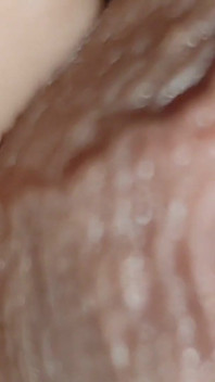 Extreme Close up of Stepdaddy's Widened Hole Rough.