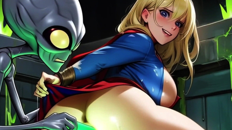 Spicy Toons: Superiorgirl: Experimente extraterestru