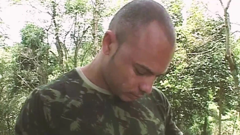 SEXUAL SIN GAY: Gay Troops Scene-2_two Latino Soldiers on Maneuvers Have Sex in...