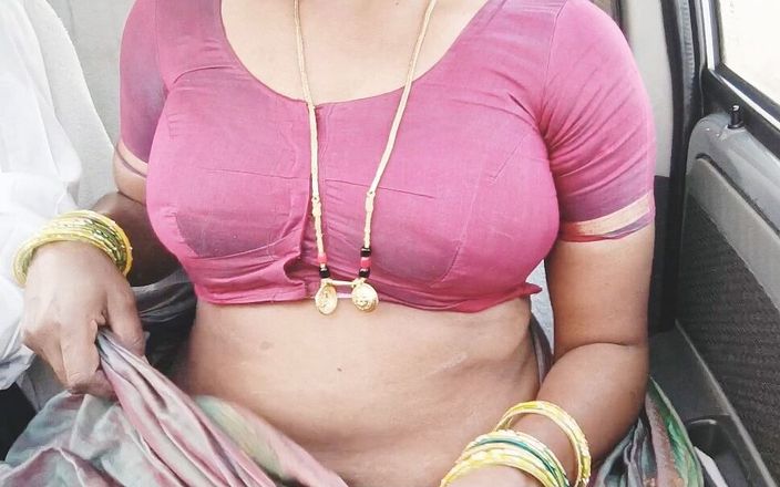 Telugu Honey Lips: Indisk städerska bilsex med husägare