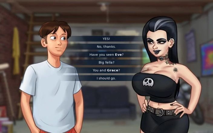 Miss Kitty 2K: Summertime Saga v02014 भाग 325 Misskitty2k द्वारा सोफे पर गीला सेक्स
