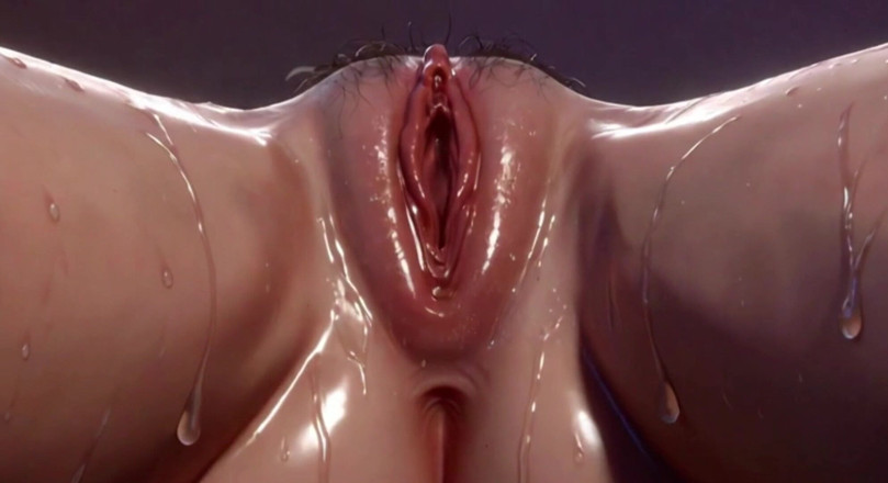 YOUR BEST FANTASY: Extremo close-up da buceta apertada molhada - pingando e pulsando