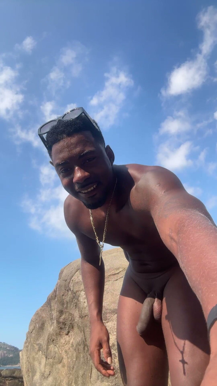 Marlon Costa Official: Pissing on the Beach BBC Hard Cock