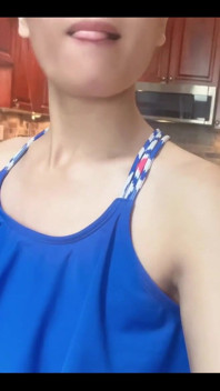 In the kitchen