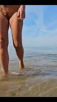 Fucked by a Huge Cock on an Italian Nude Beach. Part 2.