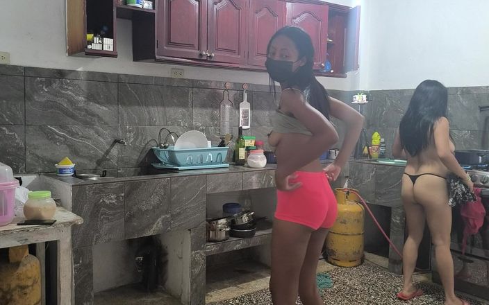 NEGRITA SEXY: We Are Cooking Lunch and Then We Start Undressing in...