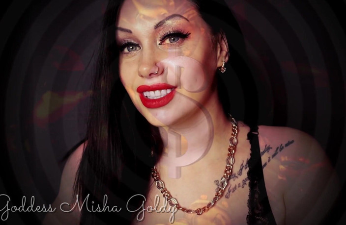 Goddess Misha Goldy: Hipnotizante drenagem da carteira! Cada um do meu estalo faz...