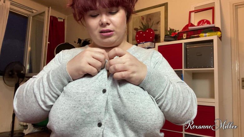 Roxanne Miller: Cum on My Beautiful Cleavage
