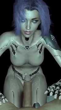 ロボットガールハメ撮り手コキ |サイバーパンクポルノパロディ