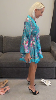 Super Sexy High Heel Mules Try on - Fashion Fetish E39 - MILF Stella