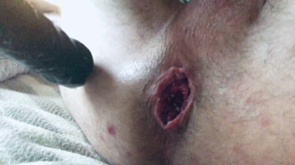 Homemade gay assplay: Je me gode le cul