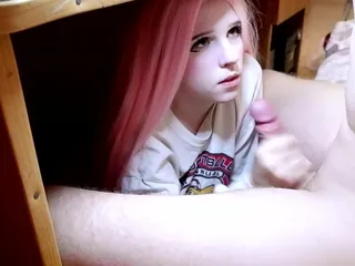 I Pleased My Gamer with a Blowjob