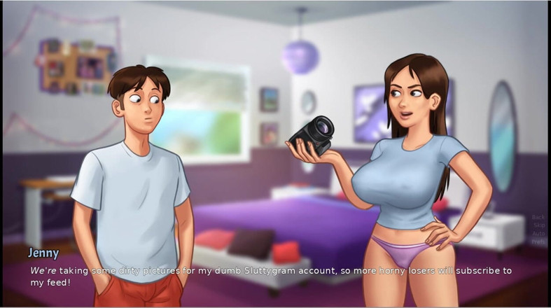 XXX Games Bunk: Summertime Saga - Gameplay - Roleplay - Wet Shirt Pregnant Teen and Teen's...