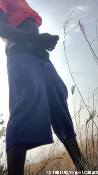 Masturbating Alone Intensely in the Bush