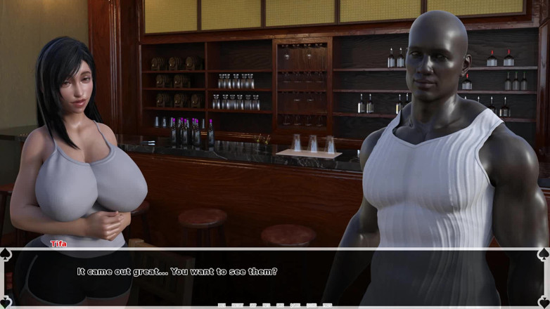 Dirty GamesXxX: Tifa's donkere hemel: vriendje vermoedt dat zijn meisje aan het...