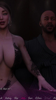 Office Gail # 20 - Gail excitată pe canapea