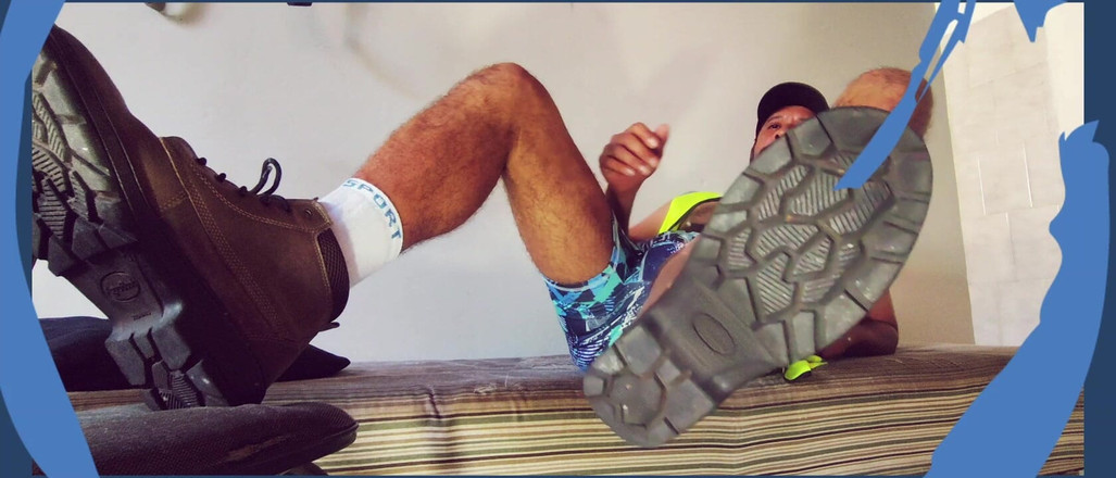 Stink HairyMale: Чулки, Нижнее белье, Фетиш на спортивных ремешках