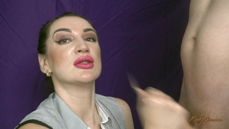 KinkyDomina: 슈퍼 사정 긴 스틸레토 손톱 핸잡