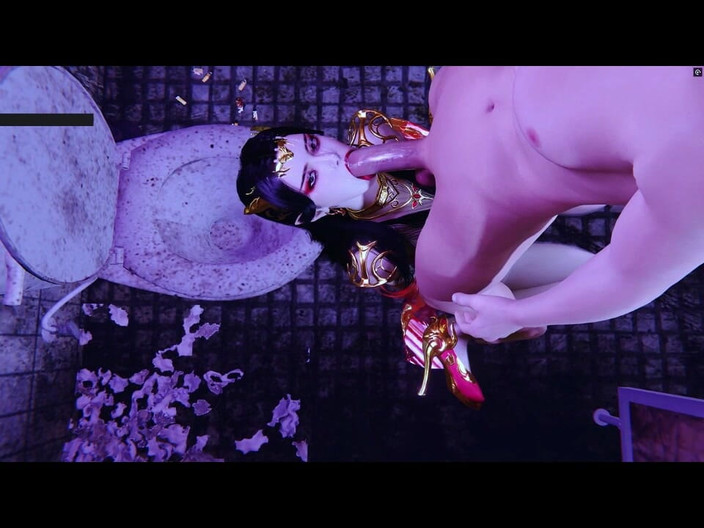 X Hentai: Hareket halindeki sanal afrodit: kavisli ilahi - 3 boyutlu animasyon hentai