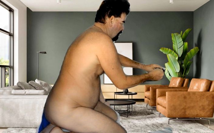 Rainforestman: Pula clasică Rambone încearcă pentru prima dată un vibrator excitat Pula...