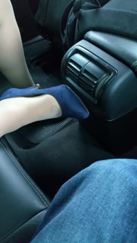 Car Webcam Dirty Talk Fingers Deep Pussy